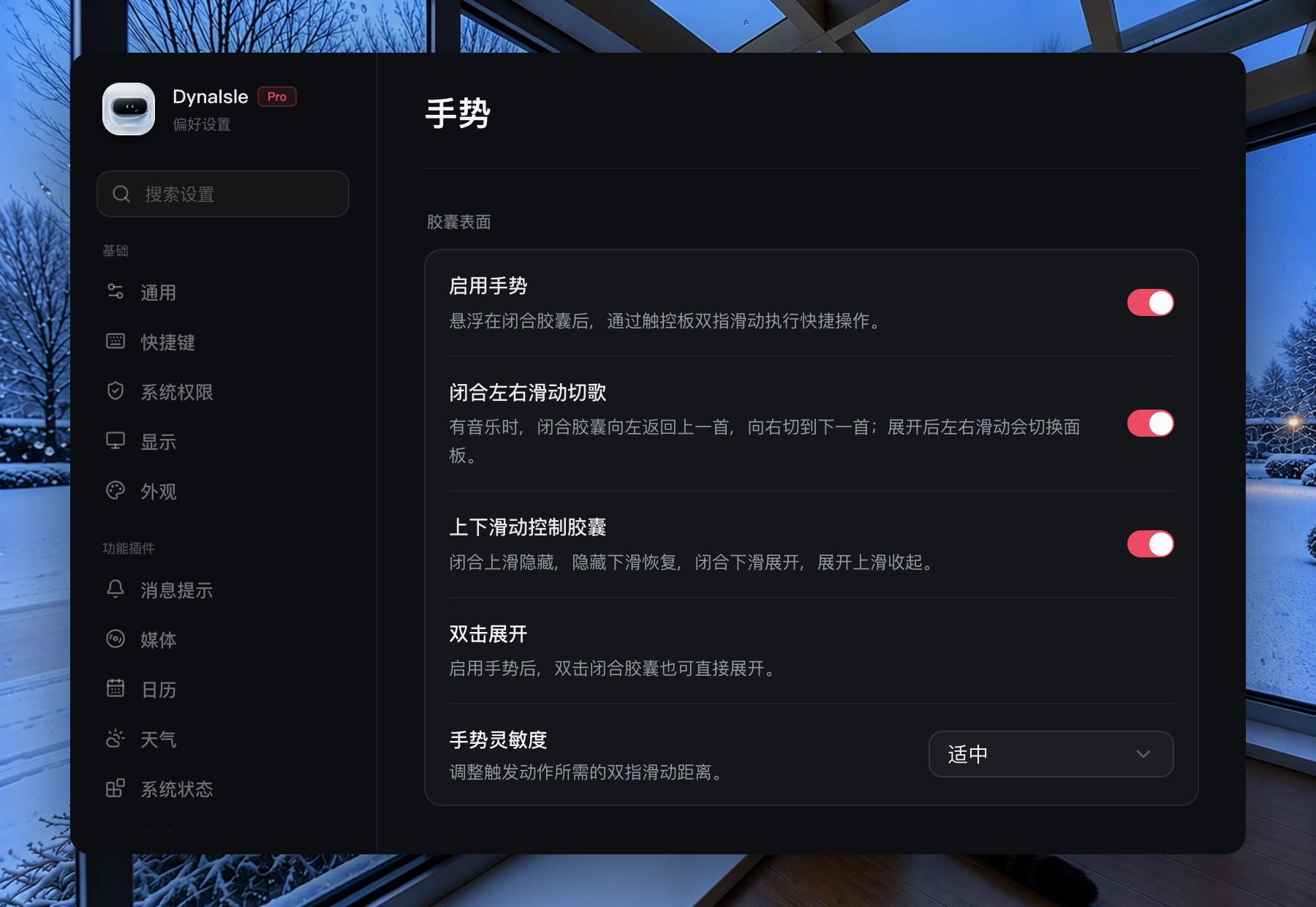 胶囊手势